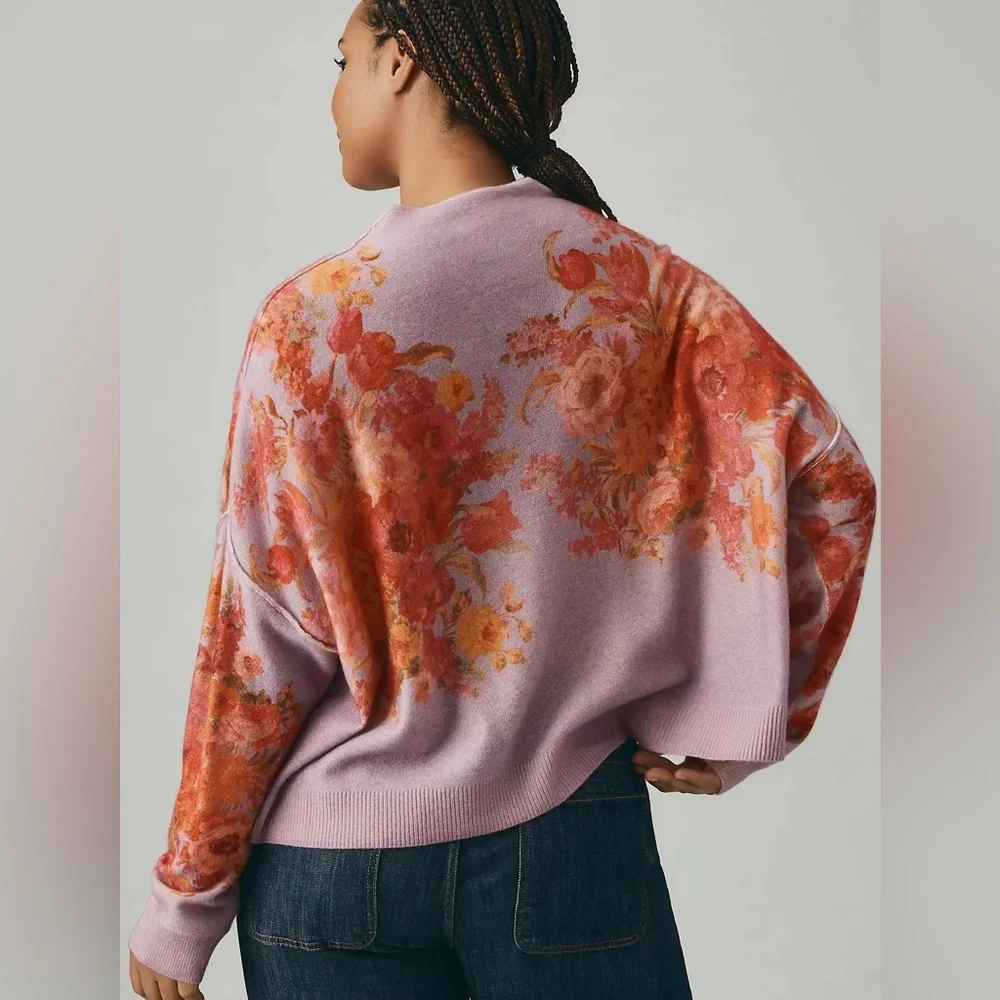 NWT The Alani Cashmere Mock-Neck Sweater by Pilcro - Picture 6 of 14